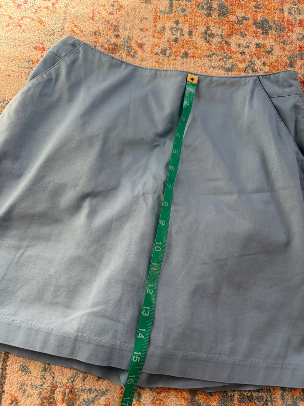 Adidas sky-blue tennis skirt/skort - Picture 4 of 5